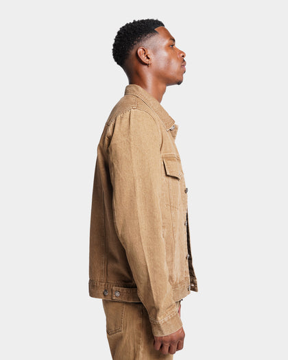 XXIII Gabriel Washed Denim Jacket Washed Brown