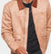 XXIII Suede Zip Up Jacket Brown