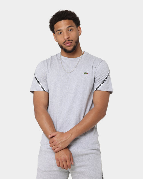Lacoste Active Tape T-Shirt Silver Chine