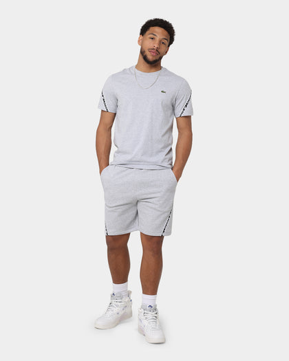 Lacoste Active Tape T-Shirt Silver Chine