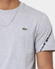 Lacoste Active Tape T-Shirt Silver Chine