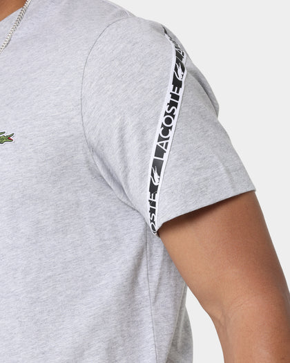 Lacoste Active Tape T-Shirt Silver Chine