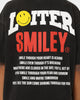 Loiter X Smiley Electric Smile Vintage T-Shirt Vintage Black