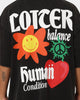 Loiter X Smiley Human Condition Vintage T-Shirt Vintage Black