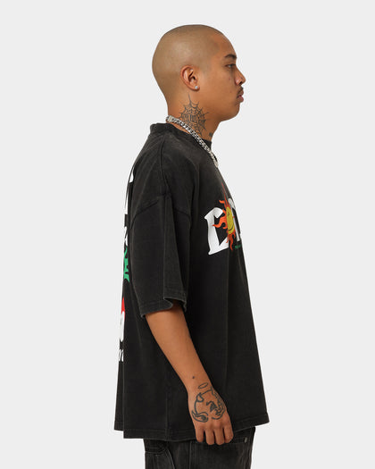 Loiter X Smiley Human Condition Vintage T-Shirt Vintage Black