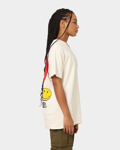 Loiter X Smiley I Heart Loiter T-Shirt Off White