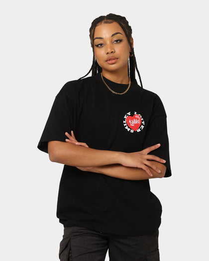 Loiter X Smiley I Heart Loiter Vintage T-Shirt Vintage Black