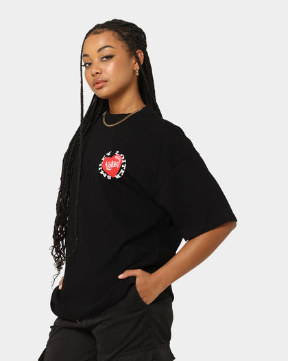 Loiter X Smiley I Heart Loiter Vintage T-Shirt Vintage Black