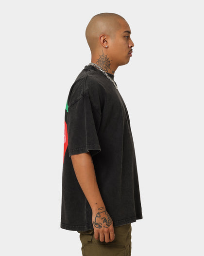 Loiter X Smiley Live Laugh Loiter Vintage T-Shirt Vintage Black