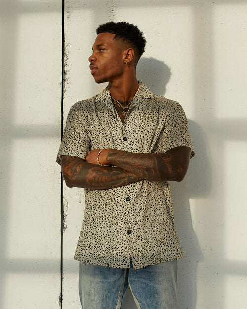 XXIII Jose Leopard Button Up Shirt Leopard