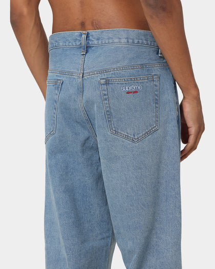 Supreme Baggy Jeans Light Blue