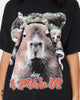 Goat Crew Okay I Pull Up Vintage T-Shirt Black Wash