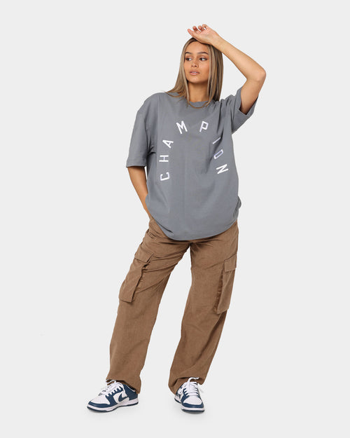 Champion Heritage Arch Logo T-Shirt Calico Grey