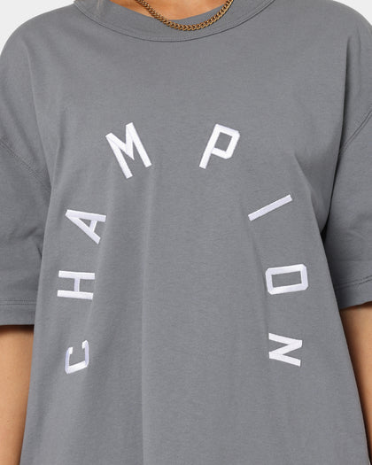 Champion Heritage Arch Logo T-Shirt Calico Grey
