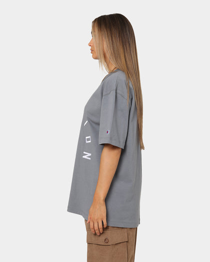 Champion Heritage Arch Logo T-Shirt Calico Grey