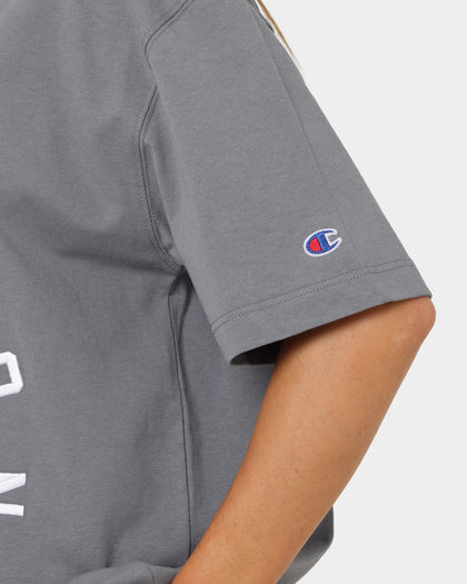 Champion Heritage Arch Logo T-Shirt Calico Grey