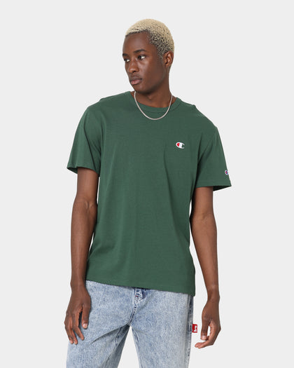 Champion Heritage C Logo T-Shirt Dark Green