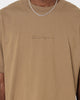 Champion Heritage New Script T-Shirt Midway Brown