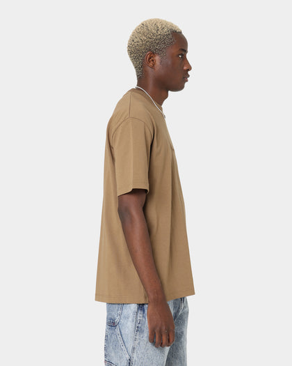 Champion Heritage New Script T-Shirt Midway Brown