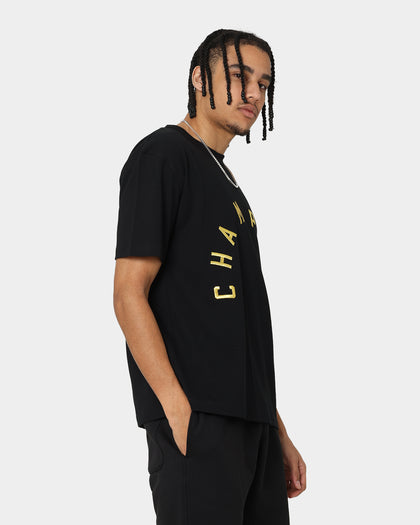 Champion Heritage Arch Logo T-Shirt Black/Gold