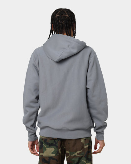 Champion Reverse Weave Arch Logo Hoodie Calico Grey