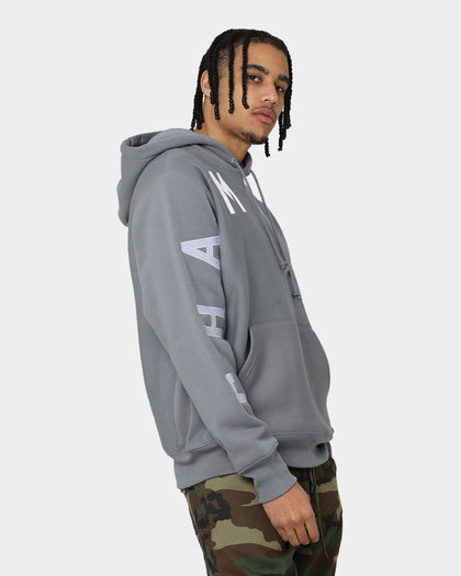 Champion Reverse Weave Arch Logo Hoodie Calico Grey