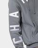 Champion Reverse Weave Arch Logo Hoodie Calico Grey
