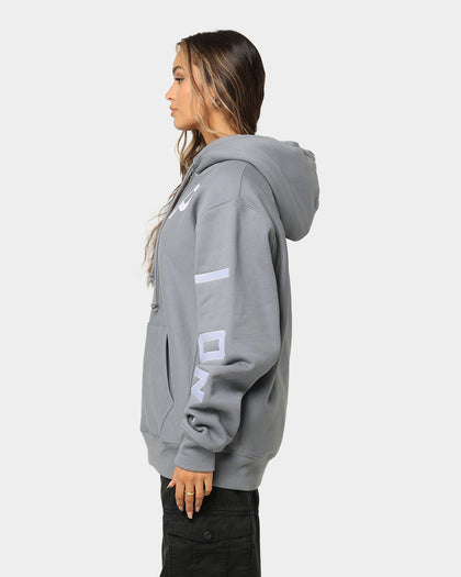 Champion Reverse Weave Arch Logo Hoodie Calico Grey