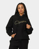 Champion Reverse Weave Archive Script Hoodie Black/Gold