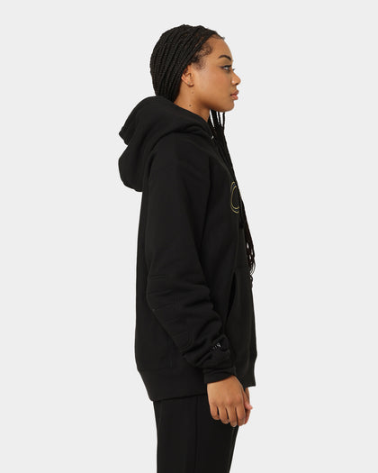 Champion Reverse Weave Archive Script Hoodie Black/Gold