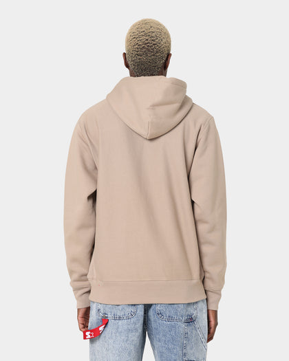 Champion Reverse Weave C Logo Hoodie Dark Khaki