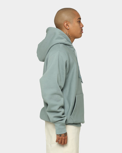 Champion Reverse Weave C Logo Hoodie Sage Shimmer Green