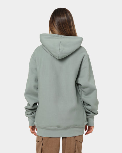 Champion Reverse Weave C Logo Hoodie Sage Shimmer Green