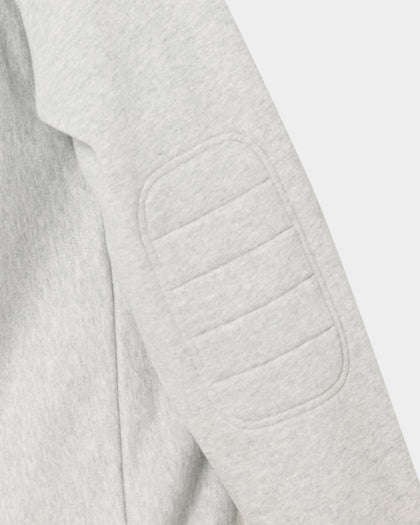 Champion Reverse Weave Collegiate Heritage Padded Crewneck Oxford Heather