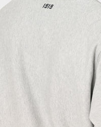 Champion Reverse Weave Collegiate Heritage Padded Crewneck Oxford Heather