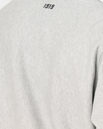 Champion Reverse Weave Collegiate Heritage Padded Crewneck Oxford Heather