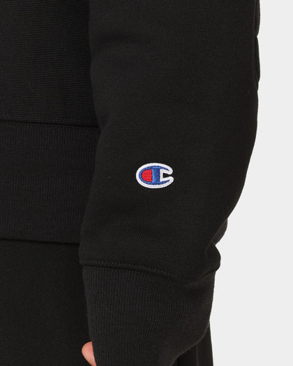 Champion Reverse Weave Collegiate Padded Crewneck Black/Gold