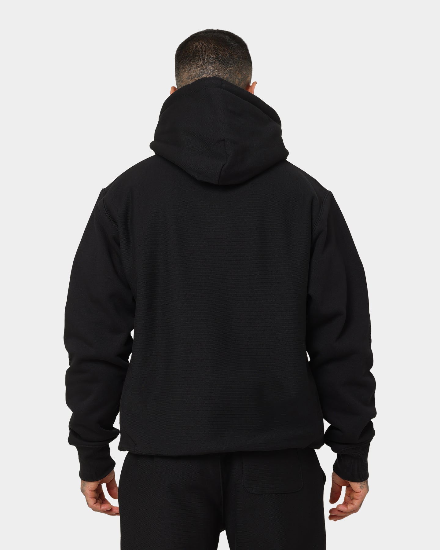 Champion Reverse Weave Large Arch Hoodie Black/Gold | Culture Kings US