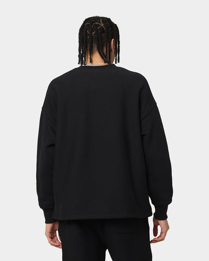 Champion Reverse Weave Relaxed Hem Crewneck Black/Gold