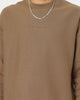 Champion Reverse Weave Relaxed Hem Crewneck Midway Brown