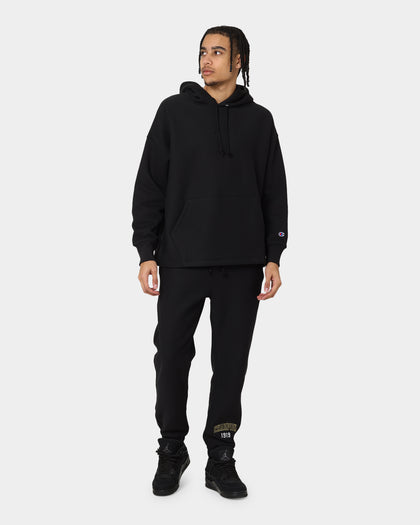 Champion Reverse Weave Relaxed Hem Hoodie Black
