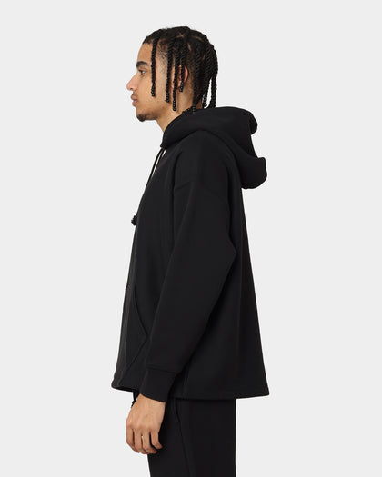 Champion Reverse Weave Relaxed Hem Hoodie Black