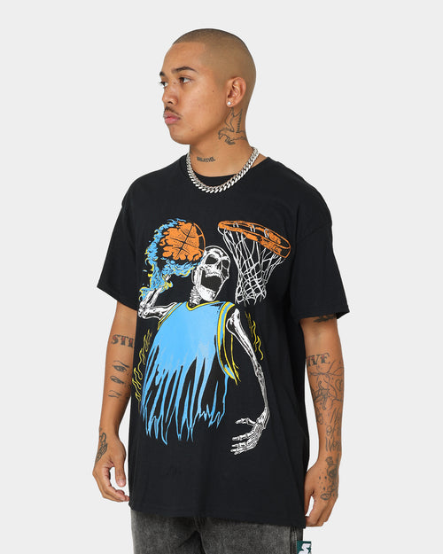 Goat Crew Playoff Skeleton T-Shirt Black/Blue