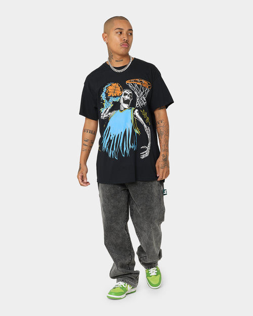 Goat Crew Playoff Skeleton T-Shirt Black/Blue