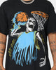 Goat Crew Playoff Skeleton T-Shirt Black/Blue