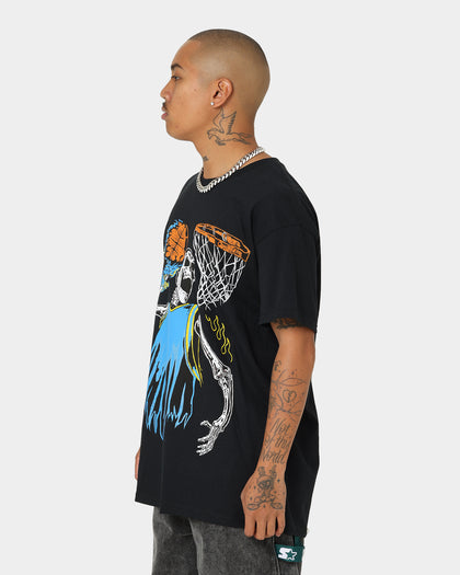 Goat Crew Playoff Skeleton T-Shirt Black/Blue
