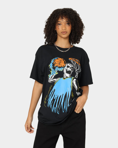 Goat Crew Playoff Skeleton T-Shirt Black/Blue