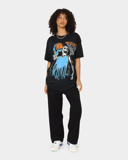 Goat Crew Playoff Skeleton T-Shirt Black/Blue