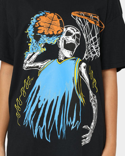 Goat Crew Playoff Skeleton T-Shirt Black/Blue