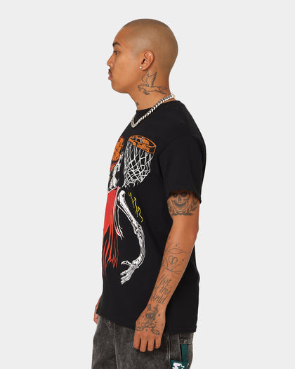 Goat Crew Playoff Skeleton T-Shirt Black/Red